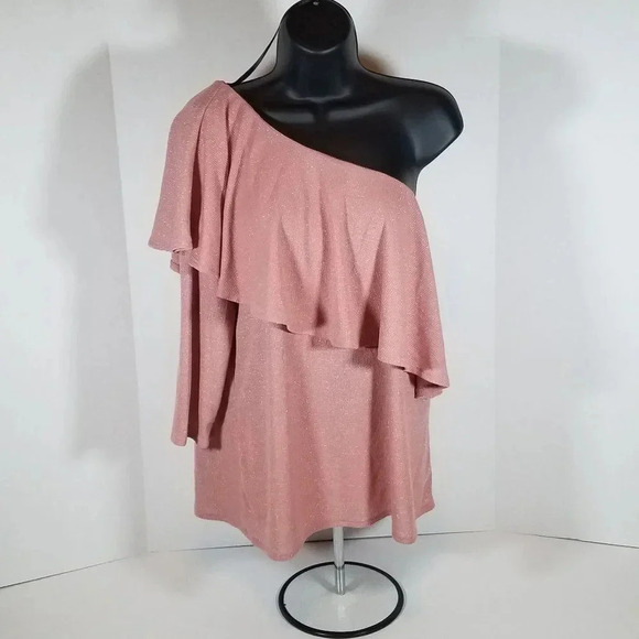 One Shoulder belle& sky top - Picture 3 of 5